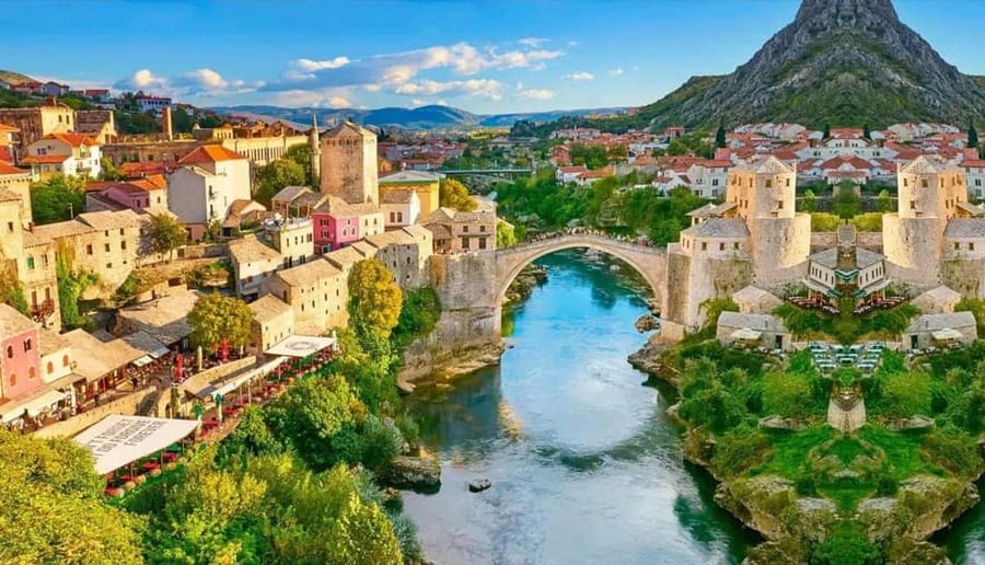 Dubrovnik: Mostar & Kravica Waterfalls Day Trip - Mostar Old Town and the Old Bridge