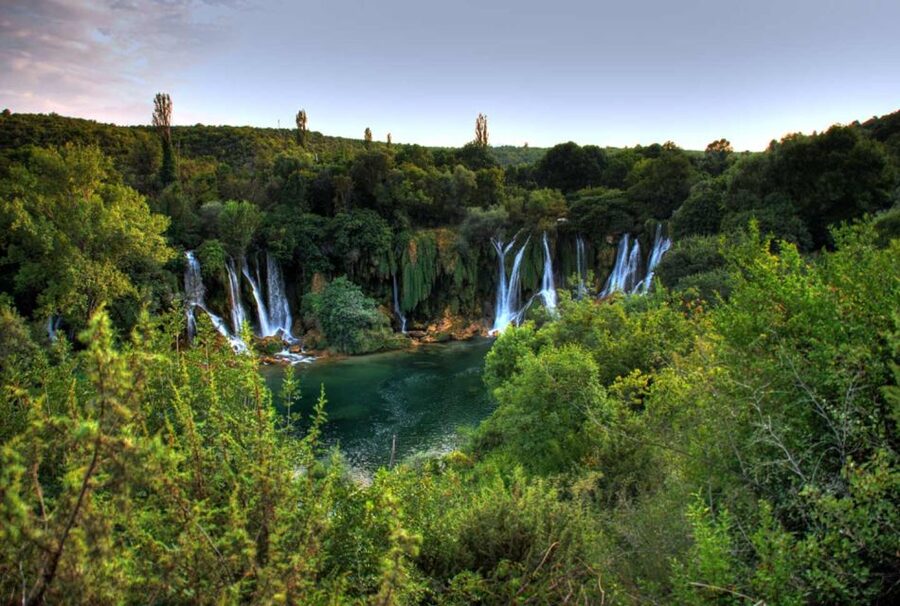 From Dubrovnik: Day Trip to Mostar and Kravice Falls - The coastal road and Neum coffee stop
