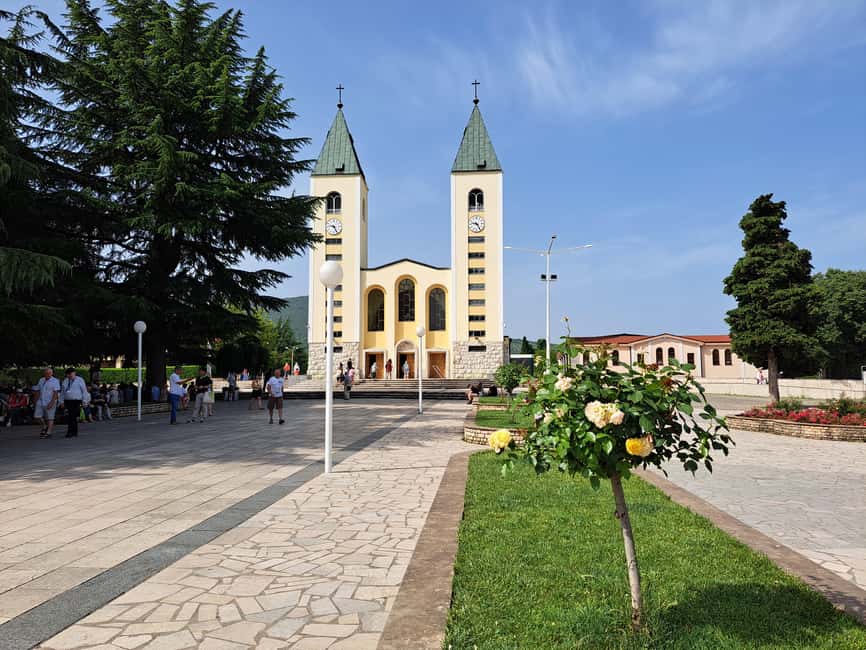 From Dubrovnik: Medjugorje Private Day Tour - St. James Church and the Center of Pilgrimage