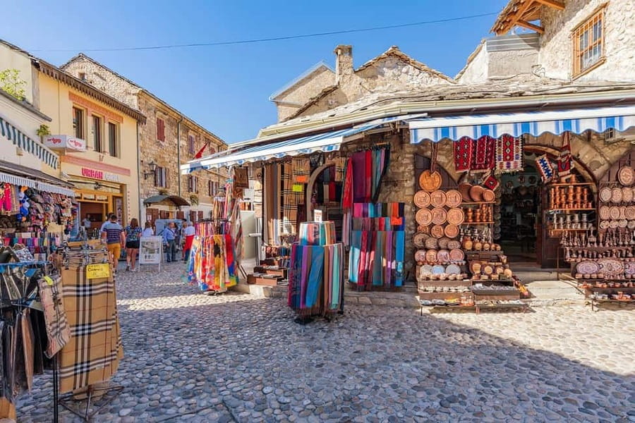 From Makarska : Mostar and Kravica Waterfalls Day Trip - Exploring Kujundžiluk without a guide