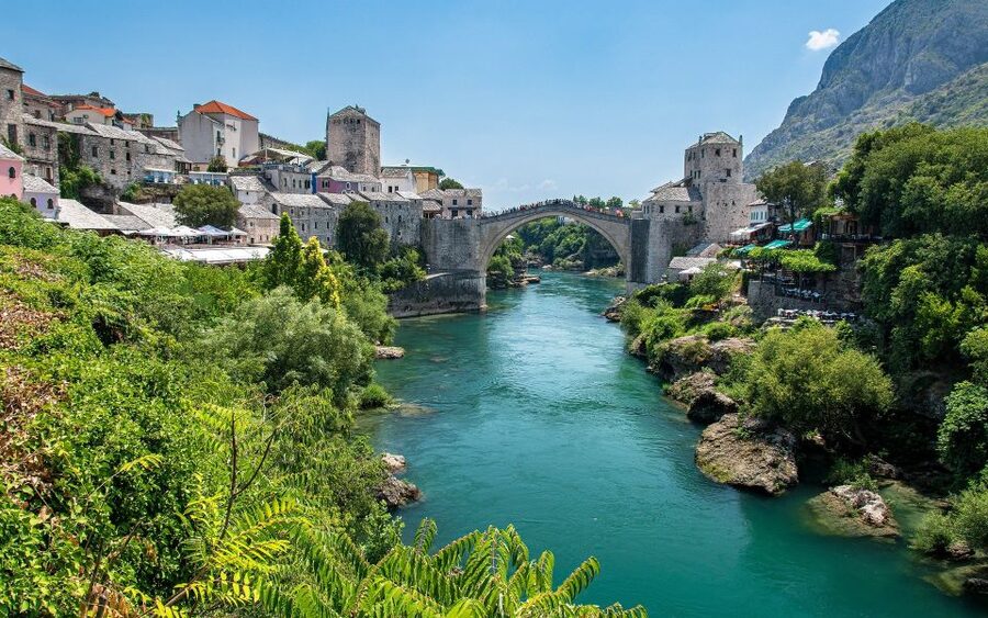From Split: Private Guided Mostar & Kravica Waterfall Tour - Stari Most and the city’s defining view