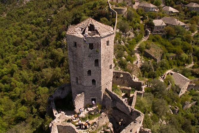 Mostar,Kravica Waterfall,Blagaj,Počitelj - Day Tour from Sarajevo - Počitelj, a stone town on the hillside