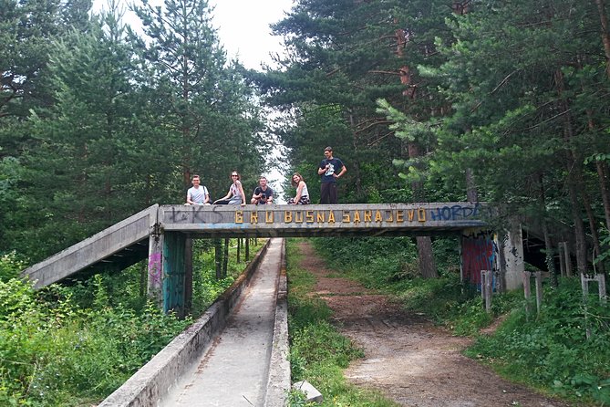 PRIVATE Sarajevo Under Siege War Tour - Walking the Olympic bobsleigh track