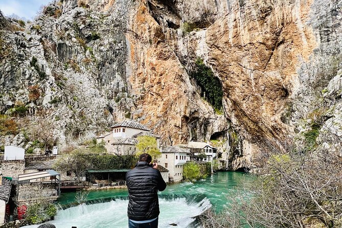 PRIVATE SUNNY HERZEGOVINA TOUR (Mostar + Kravice Falls + 3cities) - One Hour at Kravice Falls