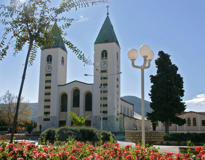 Private Tour to Medjugorje from Split - St. James Church and the heart of town
