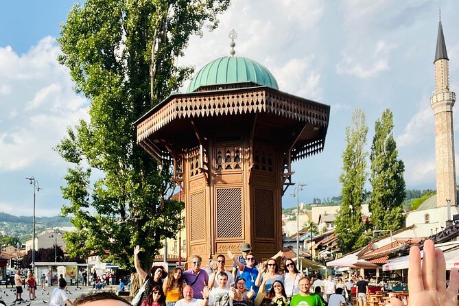 PROFESSIONAL SARAJEVO WALKING TOUR - With guide who guided STING! - Ferhadija Street and the Eternal Flame