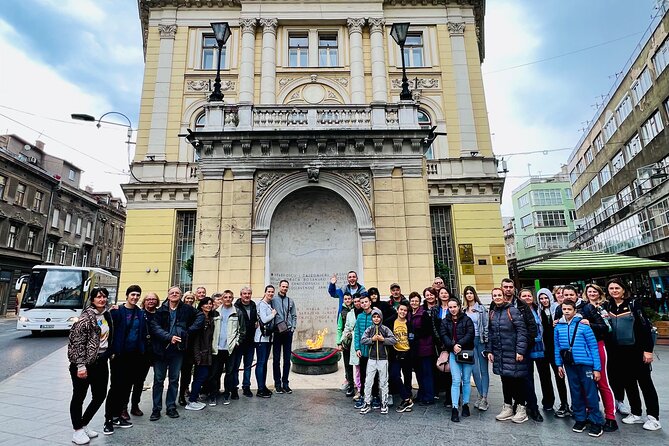 PROFESSIONAL SARAJEVO WALKING TOUR - With guide who guided STING! - City Hall, Inat Kuca, and views toward the fortresses