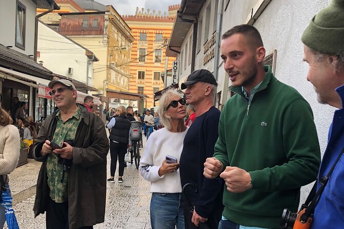 PROFESSIONAL SARAJEVO WALKING TOUR - With guide who guided STING! - Mak’s friendly, careful guiding style