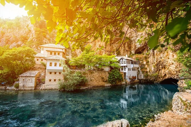 Sarajevo: Mostar Konjic Blagaj Pocitelj Fortica Skywalk Waterfall - Počitelj and its stone lanes