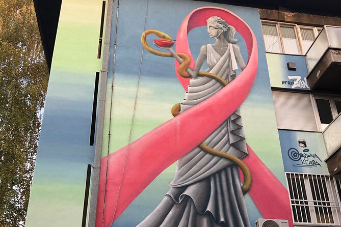 SARAJEVO STREET ART TOUR (art, history & mystery) - sARTajevo! - Bentbaša and a mural about preserving the past