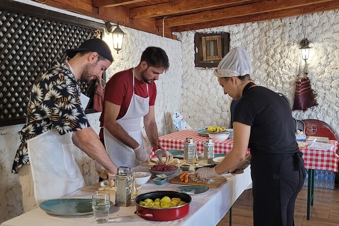 Traditional Bosnian Cooking Class in Mostar with Lunch and Drinks - Rolling dough and shaping traditional dishes